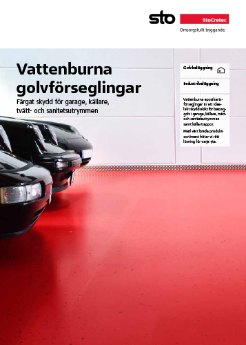 Vattenburna golvförseglingar