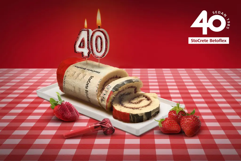 StoCrete Betoflex fyller 40 år