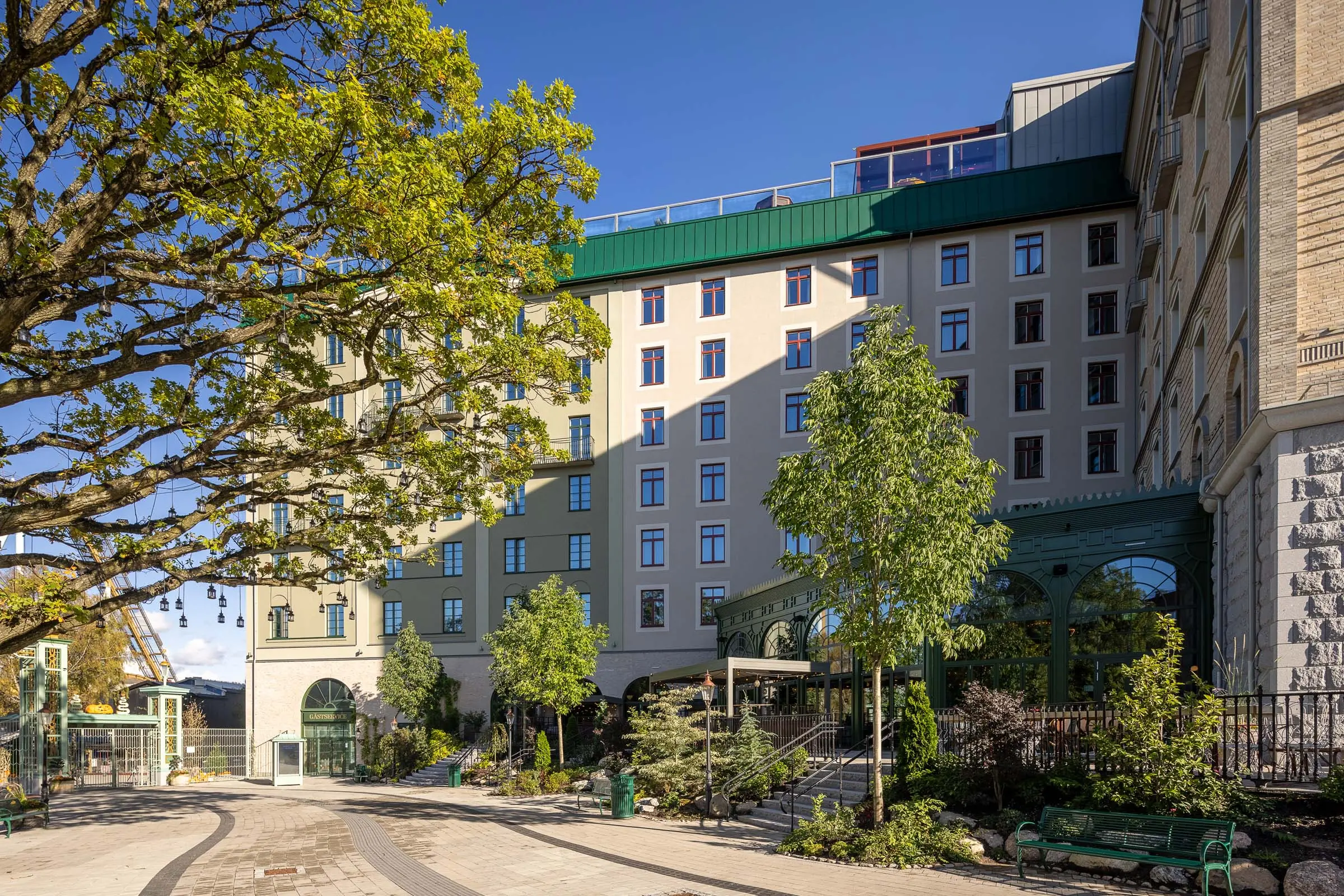 Grand Curiosa hotell, bild på fasad