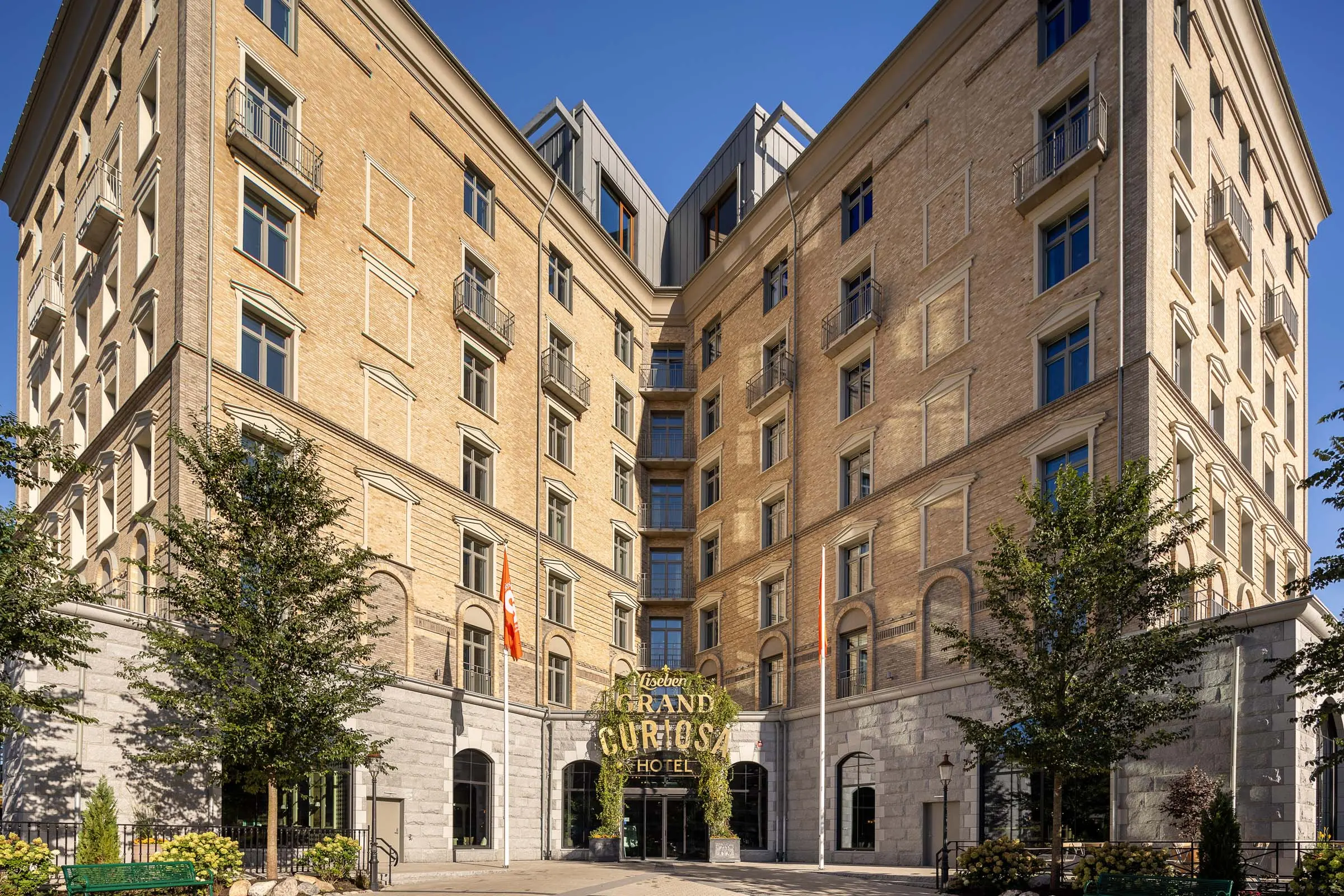 Grand Curiosa hotell, bild på fasad