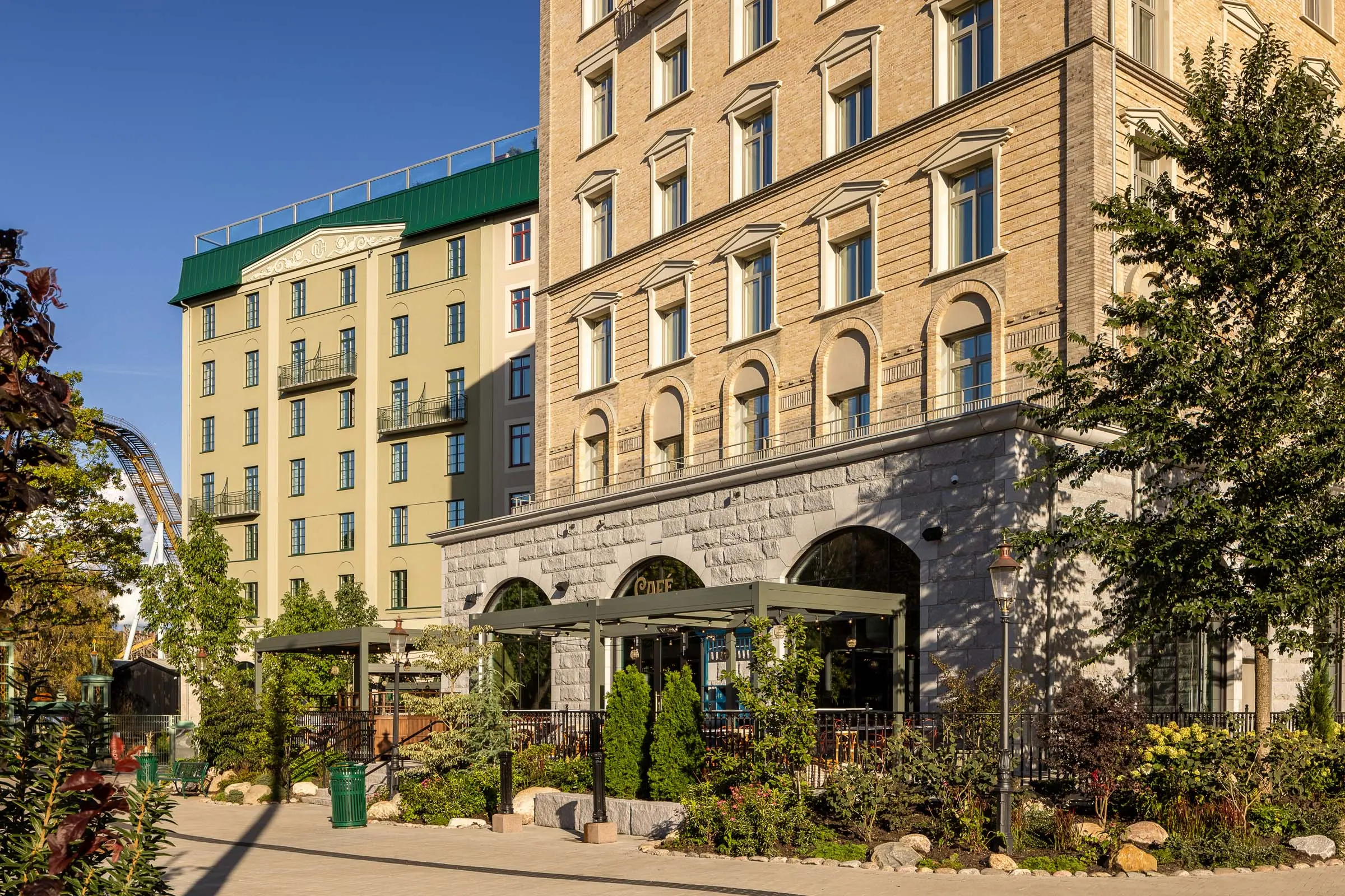 Grand Curiosa hotell, bild på fasad