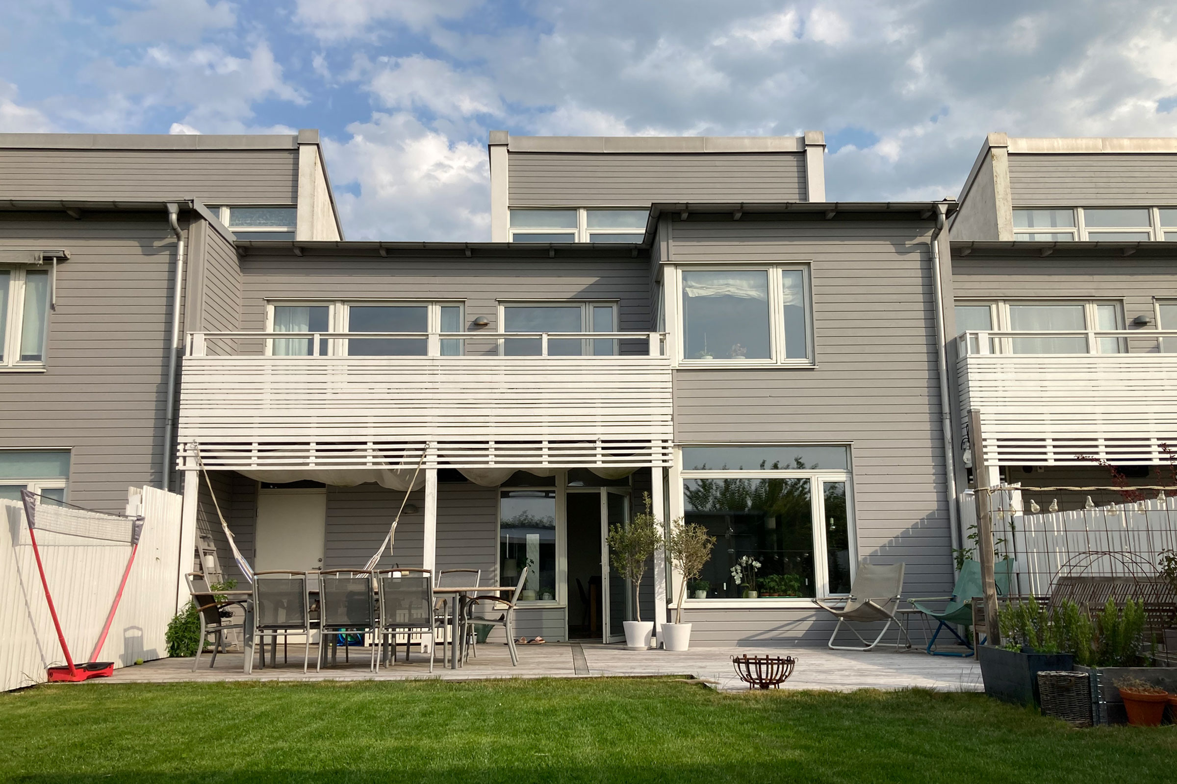 Målning av träfasad