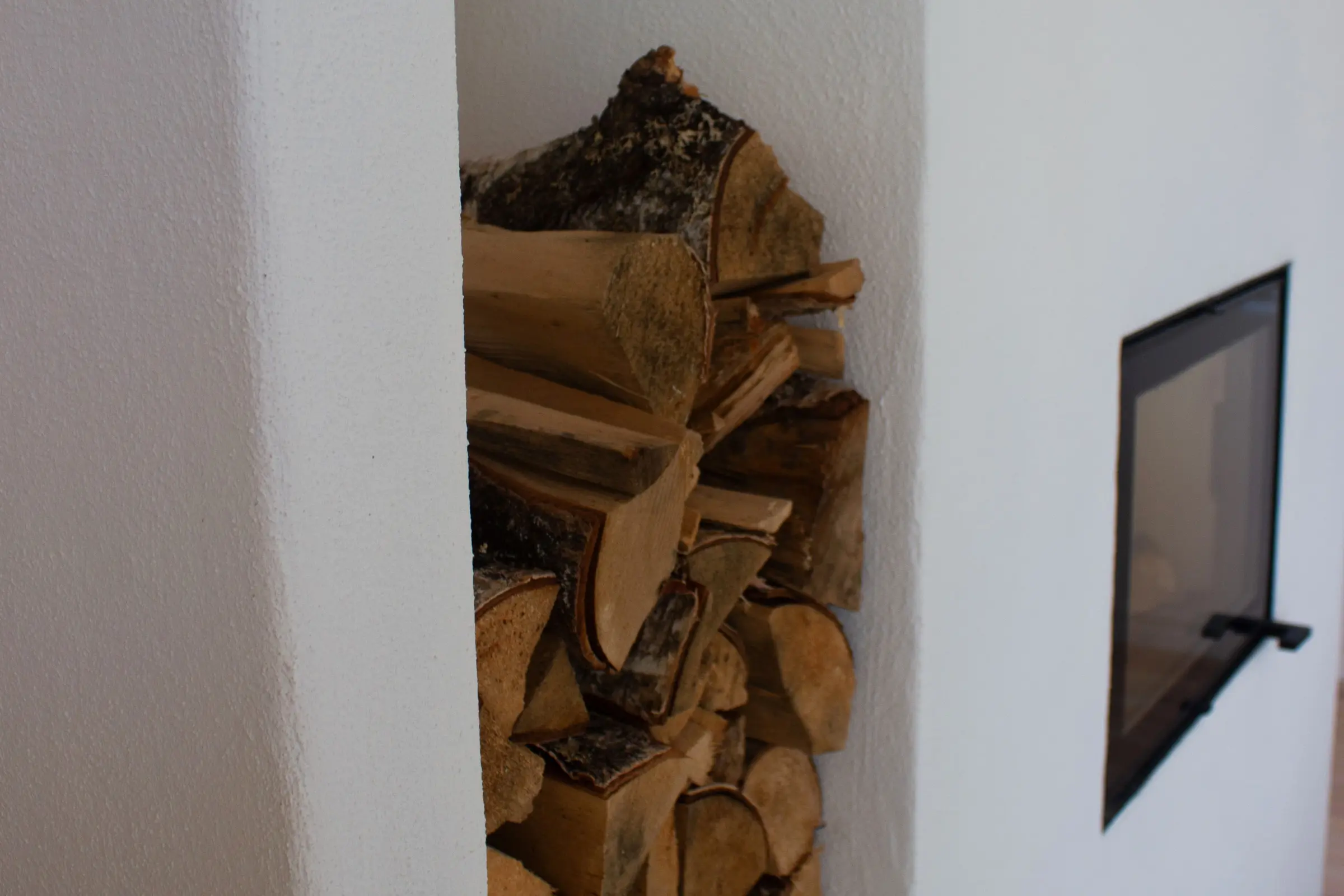 Putsad villa i Skillinge, interiör närbild