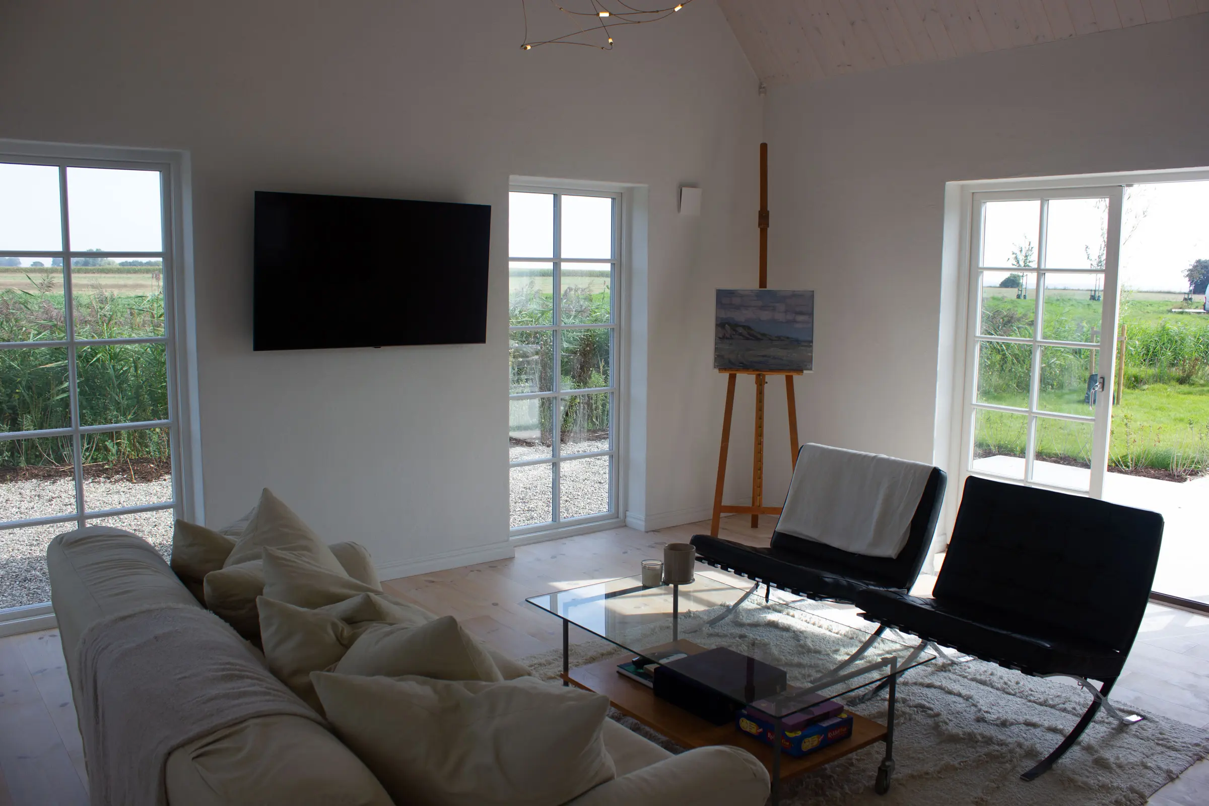 Putsad villa i Skillinge, interiör