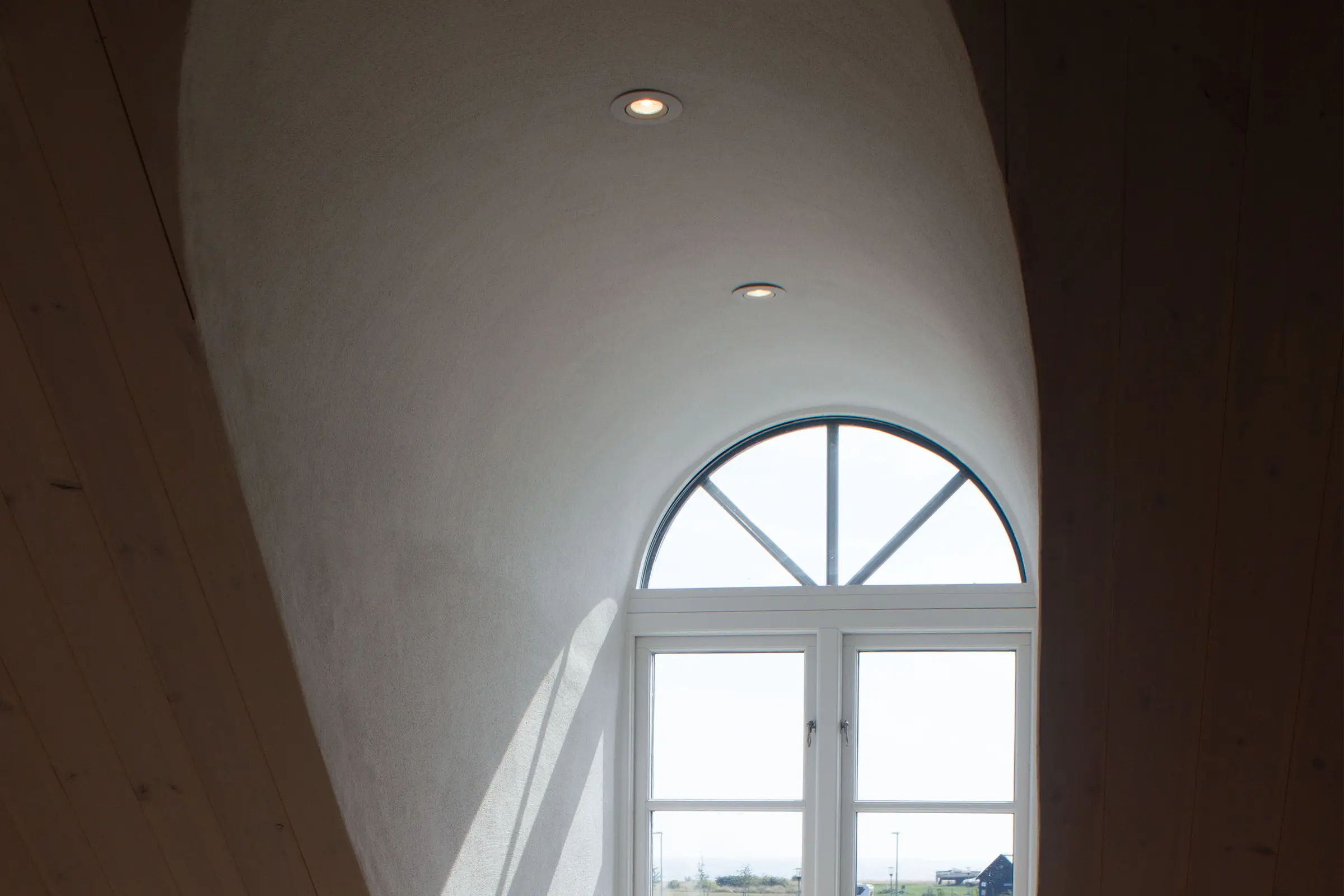 Putsad villa i Skillinge, interiör